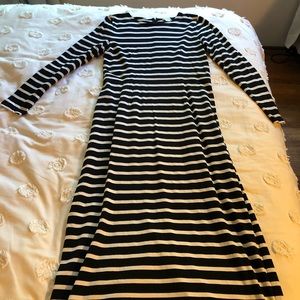 J.Crew Size S floor length stripe dress